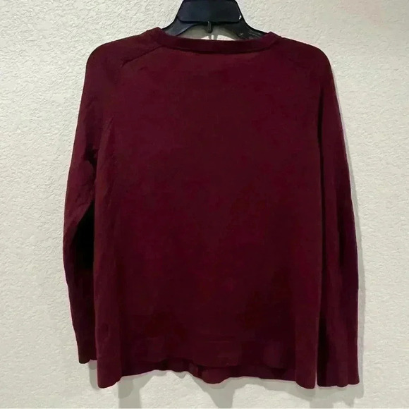 Pendleton Women’s Cardigan Button Up Long Sleeve Sweater Size Small Maroon - Picture 3 of 15